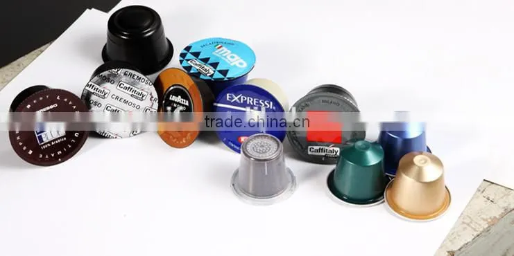 2015 high quality empty nespresso coffee capsule