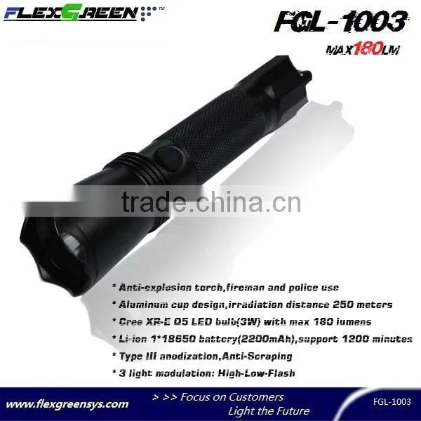 Q5 rechargeable explosion proof led flashlight