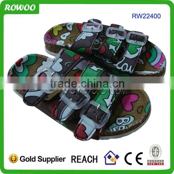 2014 hot selling cork insole cheap slippers for women,personalized slippers for women