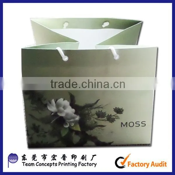 offset 4 color printing gift paperbox custom paper bag