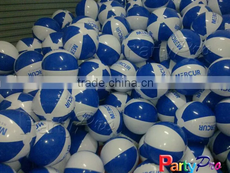 Partypro Best Selling Items 6 Panel Standard Size PVC Material Beach Ball