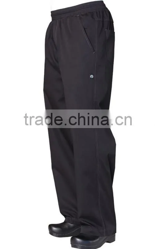 Wholesale Mens Black Baggy Lightweight Chef Pants,Chef Uniform