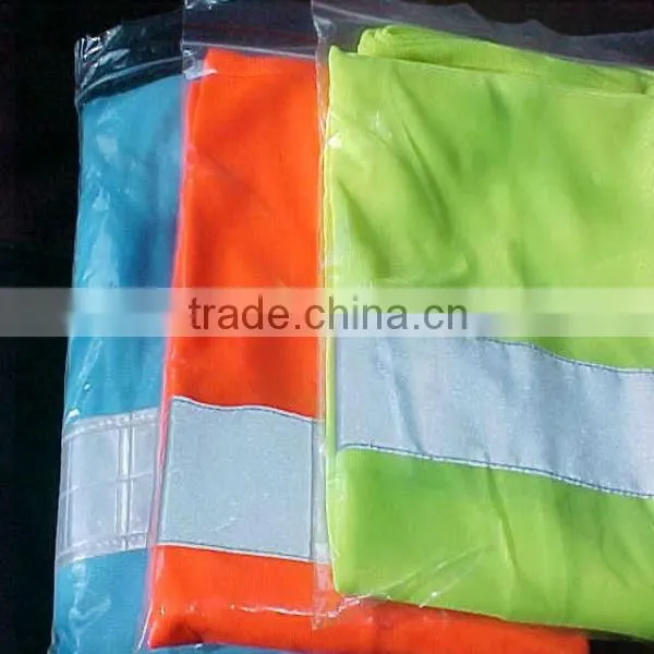 Yellow high visibility safety vest