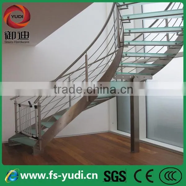 new design arc interior house steel staircase