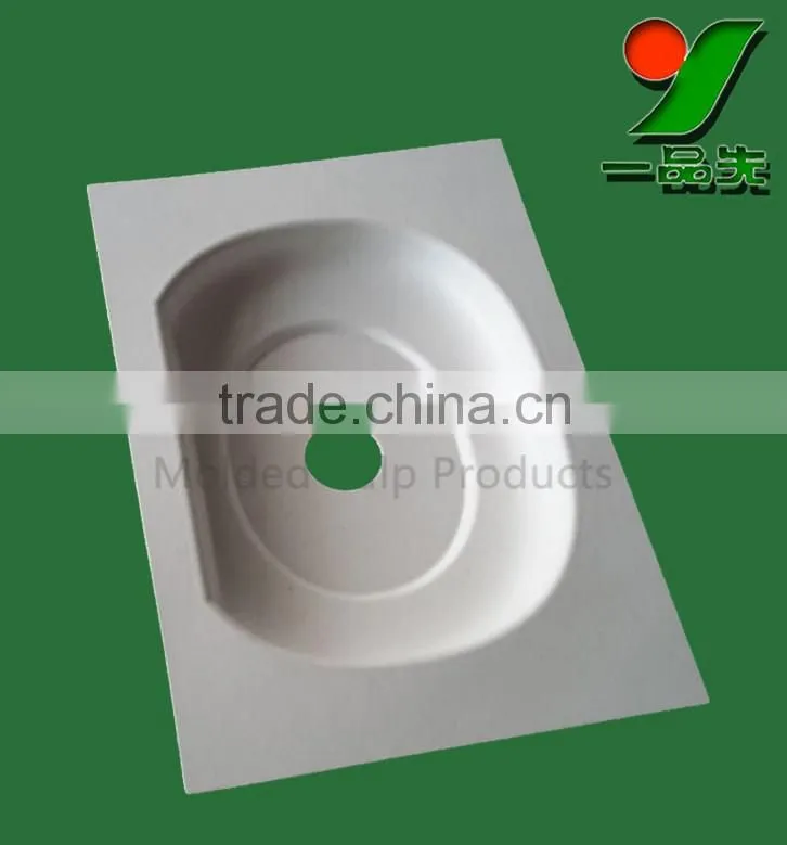custom any shape food grade cushion dinner lap tray,Sugarcane pulp concrete tray