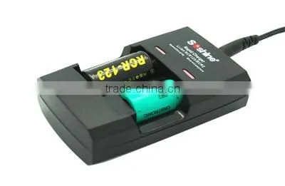 For 1-2pcs Li-ion RCR123 16340 17335 14250 CR2 Intelligent Quick battery charger li-ion battery charger