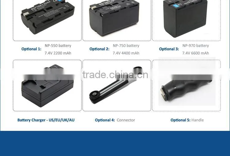 36Watt Powerful Camera LED Video Light LED-1040A with Remote Control