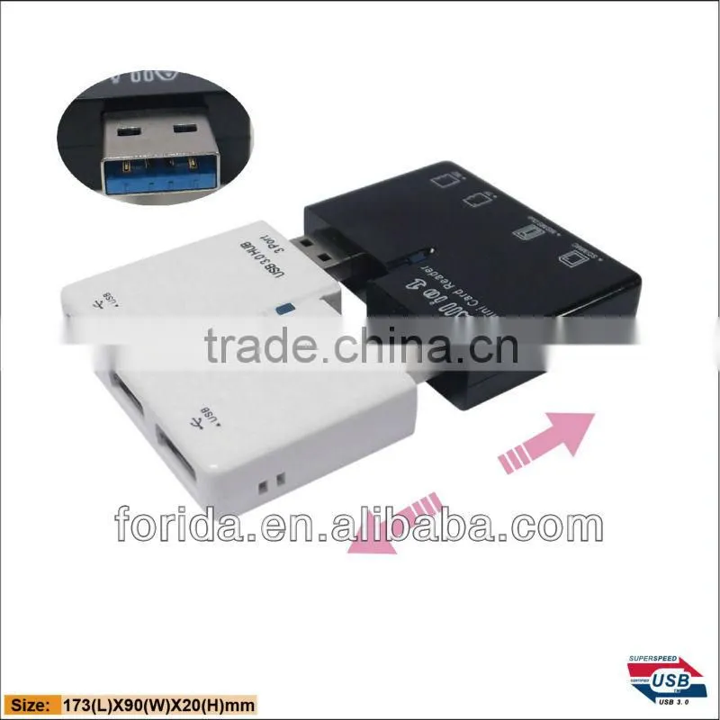 HI speed usb 3.0 combo card reader
