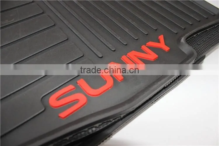 All Weather Full Set Rubber Car Floor Mat /Cargo Mat For Nissan Sunny