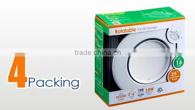 OKT Lighting Energy star ul listed 6" eyeball led recessed retrofit kit 10 watt