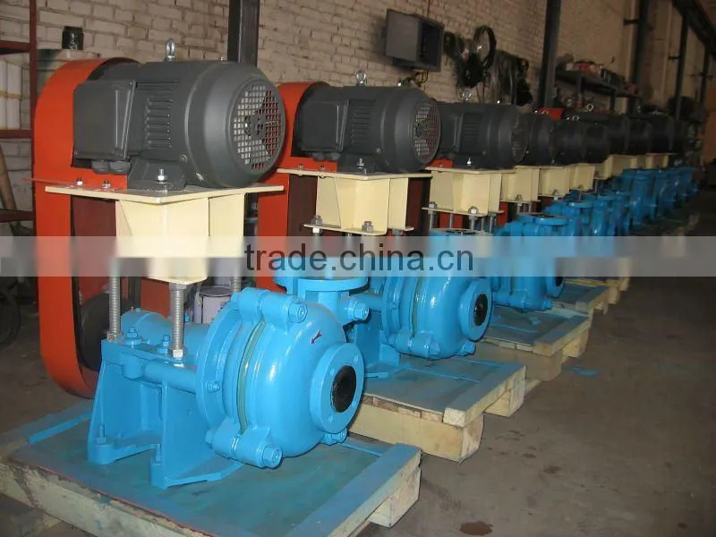 CE/ISO9001 approved slurry pump