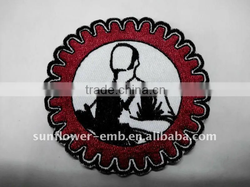 Embroidery sport patch