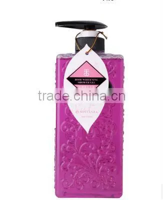 bran moisturizing rose bath shower gel