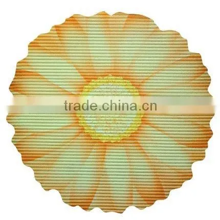 PVC Foam Fancy modern bathroom rug