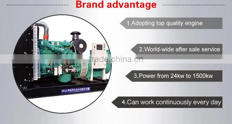 500kva Diesel Main Power Engine Generator set powered by cummins diesel engine at 60HZ made in china