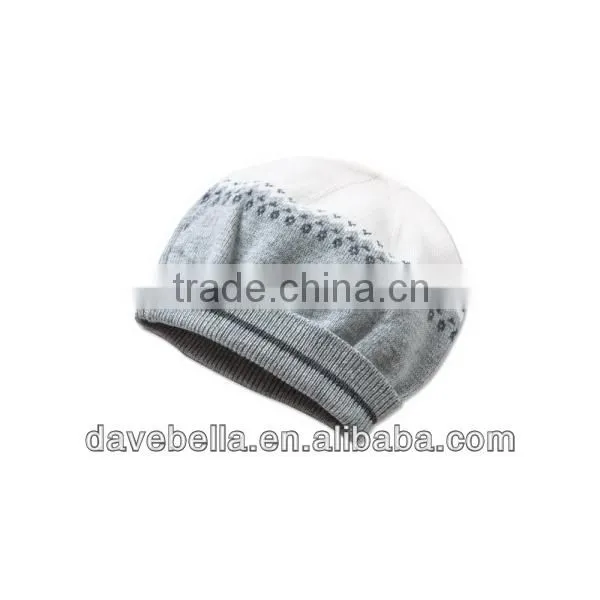 DB298 dave bella autumn winter baby hat infant caps baby knitted hat