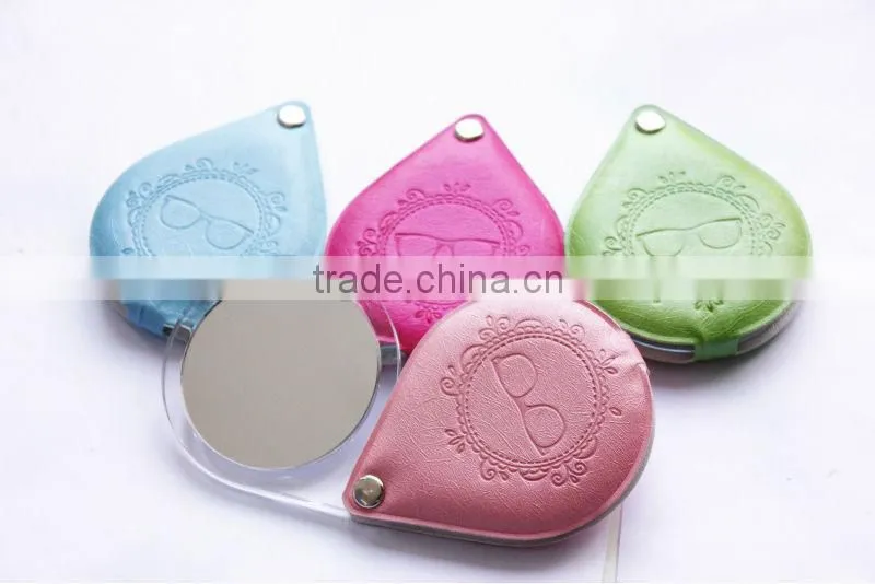 2015 newly crown embossed cheap pocket mirror for wholesale,ME301-E