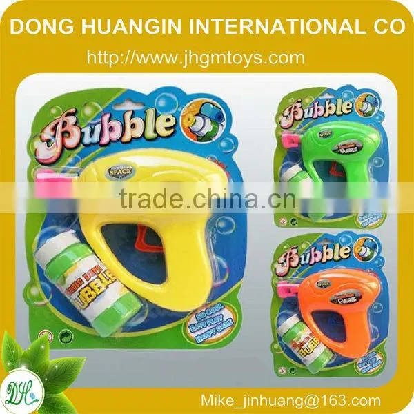 2014 automatic musical space bubble gun toy wholesale