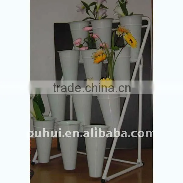 metal foldable flower display shelf
