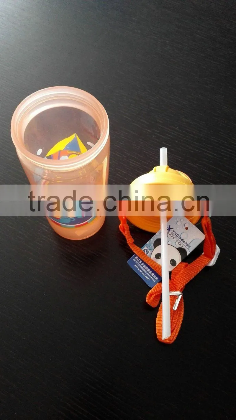 FDA children PP bottle with straw