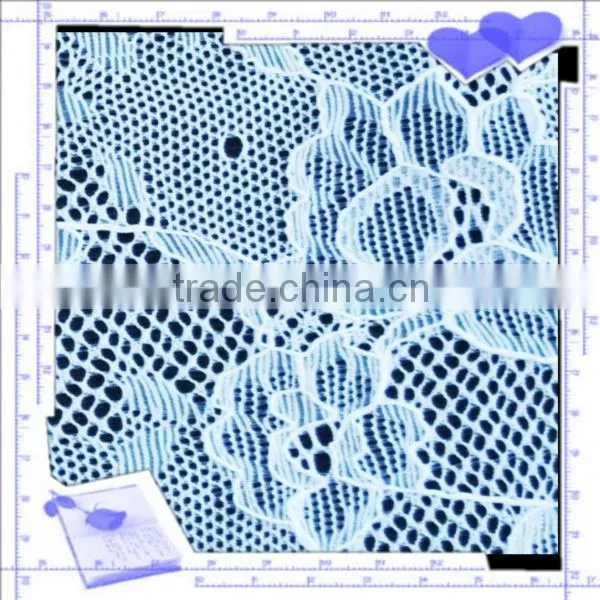 Hot sale in the canton fair embroidery cotton flower lace dress fabric