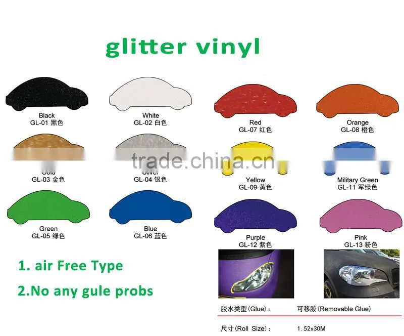HQ Pearl White Car Wrap Film,Glitter White Car Wrap Vinyl Film,Brilliant Diamond Vinyl Car Wrap