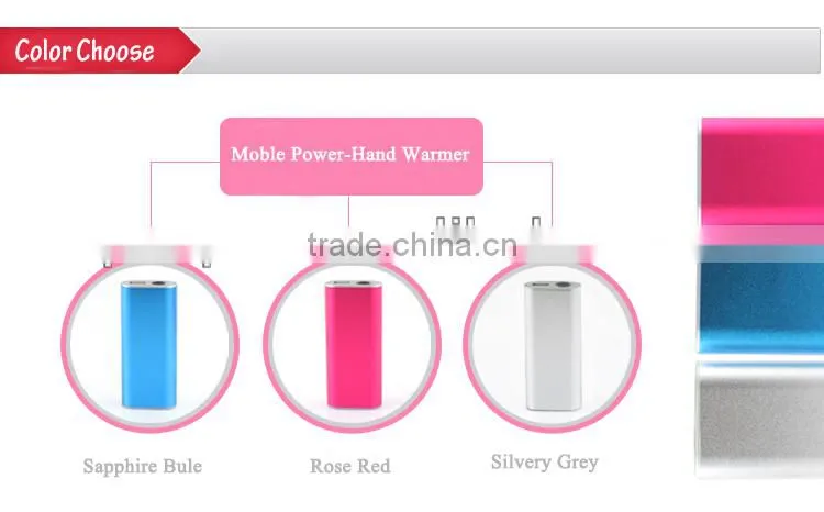 PeePee USB Double Heating Mobile Power-Hand Warmer 5200mAh mini Heater