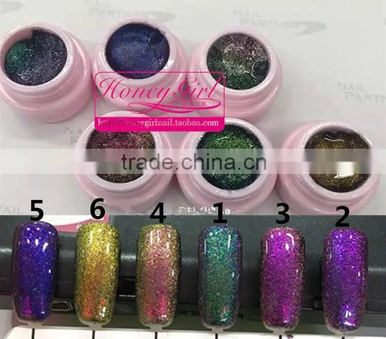 5g New Arrival Chameleon Cat Eye Gel Nail Polish Soak Off UV Color Gel