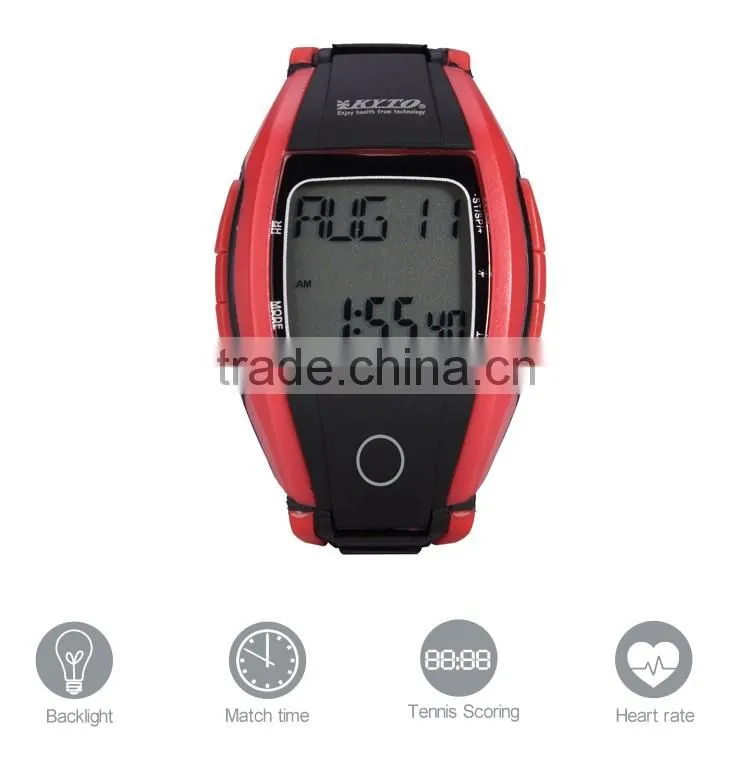 KYTO factory outlet precision tennis scoring watch hear rate monitor