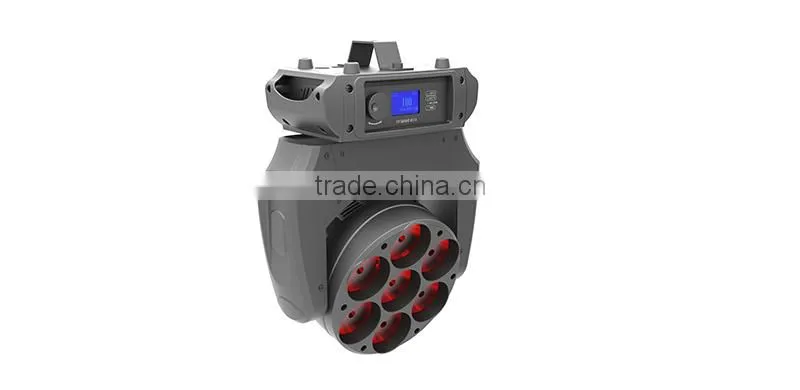 LED Moving Head Light / LED Effect Light / LED Beam Light / LED Pixel Light 7x12W 4in1 RGBW
