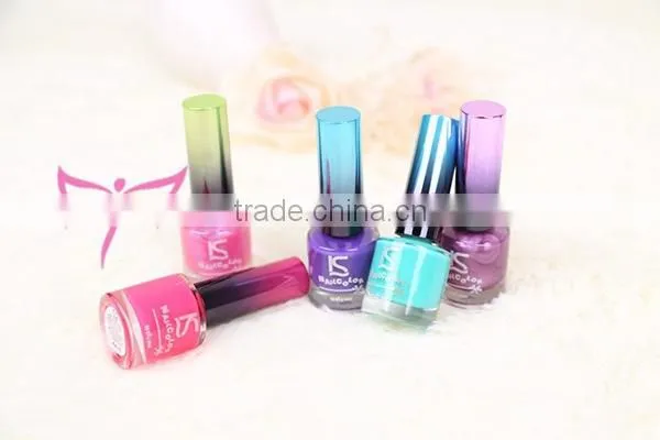 Changeable lady nail polish/nail lacquer with 72 colors