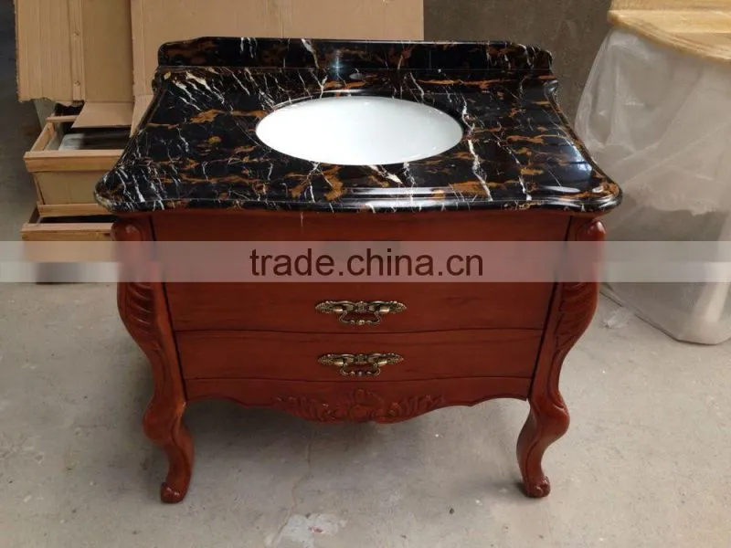 Marble countertop antique bathroom vanities 6625
