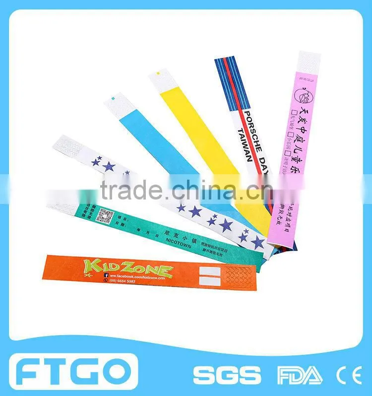 Give Away Printed Tyvek Wristbands