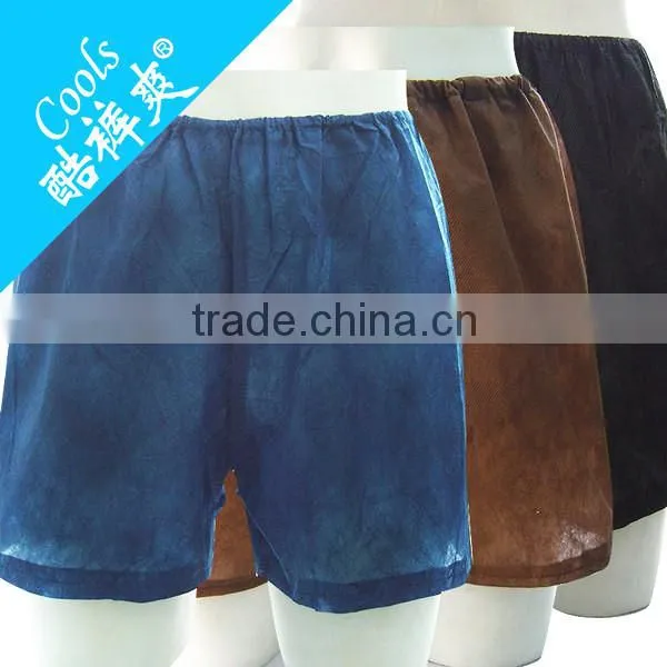 Wholesale Mens Boxer Shorts Disposable Men's Nonwoven Boxer Shorts Sexy Boxer