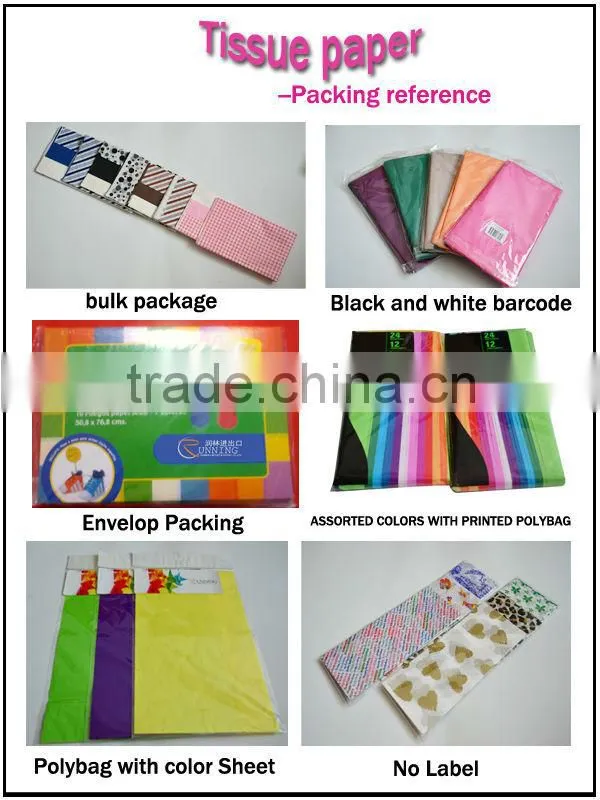 Craft Recycled Tissue Paper Gift Wrapping