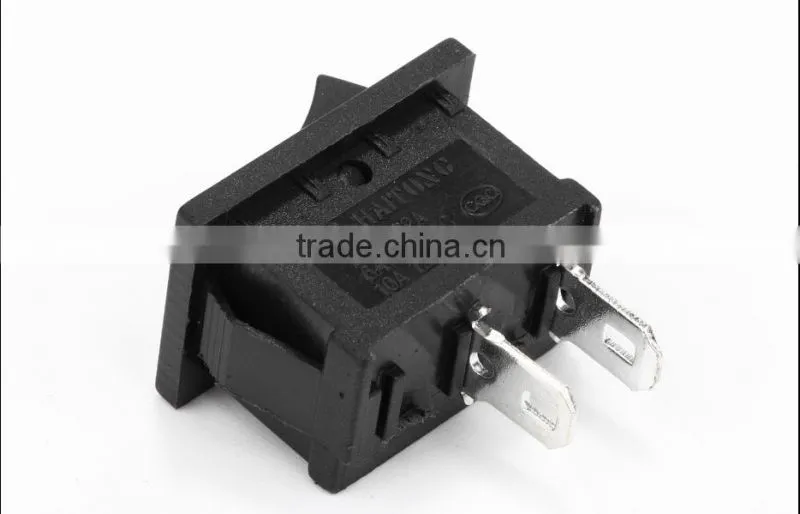 2pin rocker switch waterproof cover black cover with good quality RS-12
