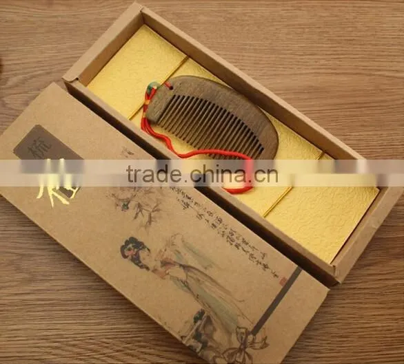 Nice wooden hotel hair combs/ hotel amenities