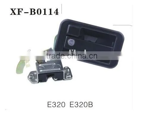 excavator E320 E320B cab door lock
