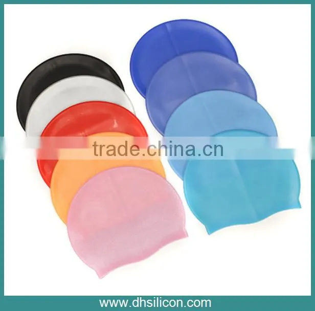 High silicone rubber swim cap