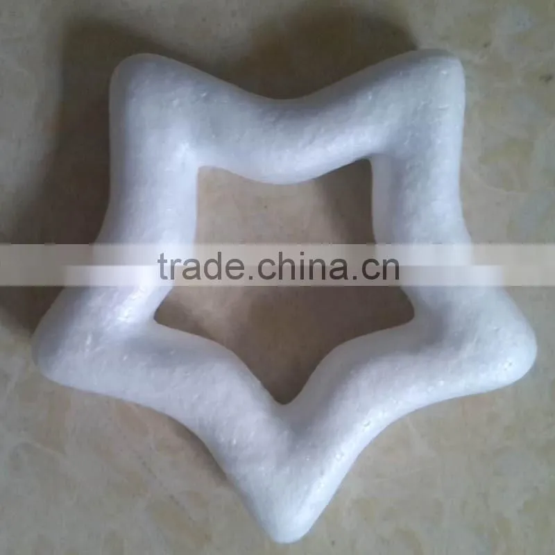 YIWU hollow plastic christmas star/styrofoam star for christmas decoration