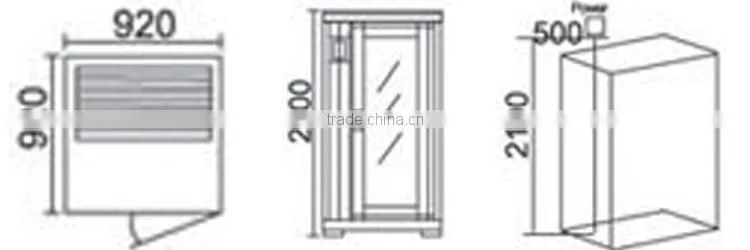 Japan ozone corner far infrared sauna manufacture
