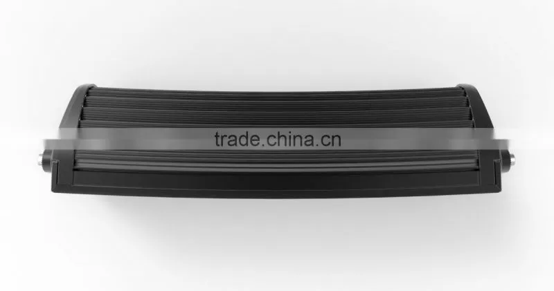 Hottest 12V High Lumen New Curved Single Row LED Bar IP67 60w LED Light Bar For Trucks Curved LED Bar