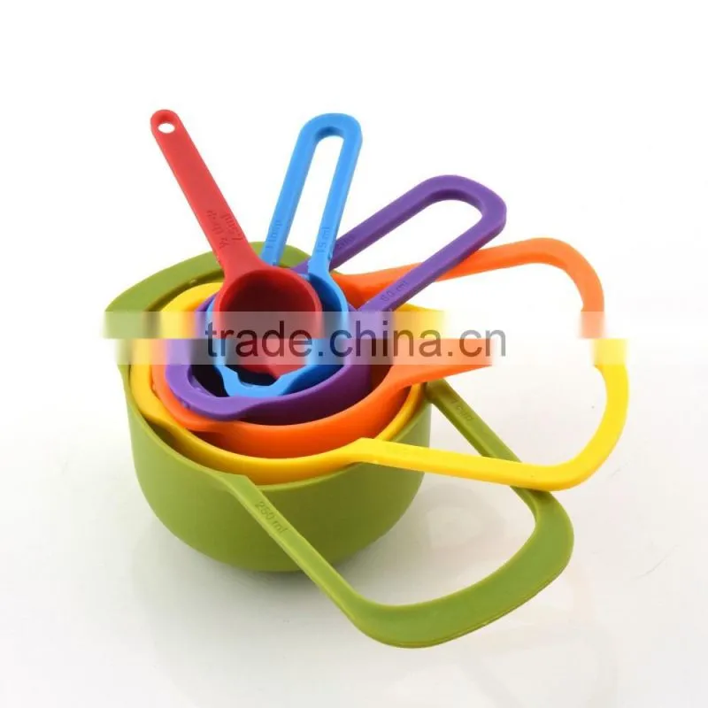 6pcs Colorful Measuring Cups And Measuring Spoon Set
