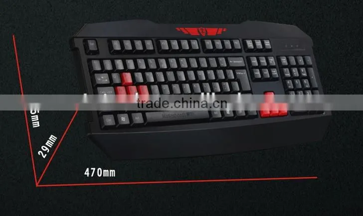 Led gaming mouse and keyboard