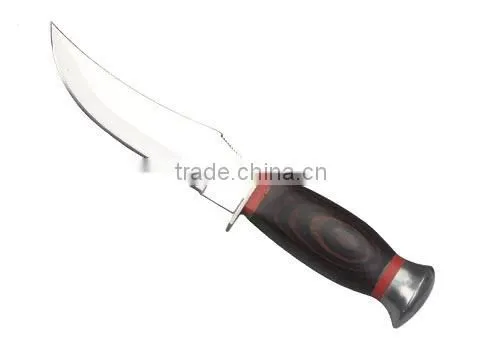 Wooden Handle Stainless Steel Hunting Accessory