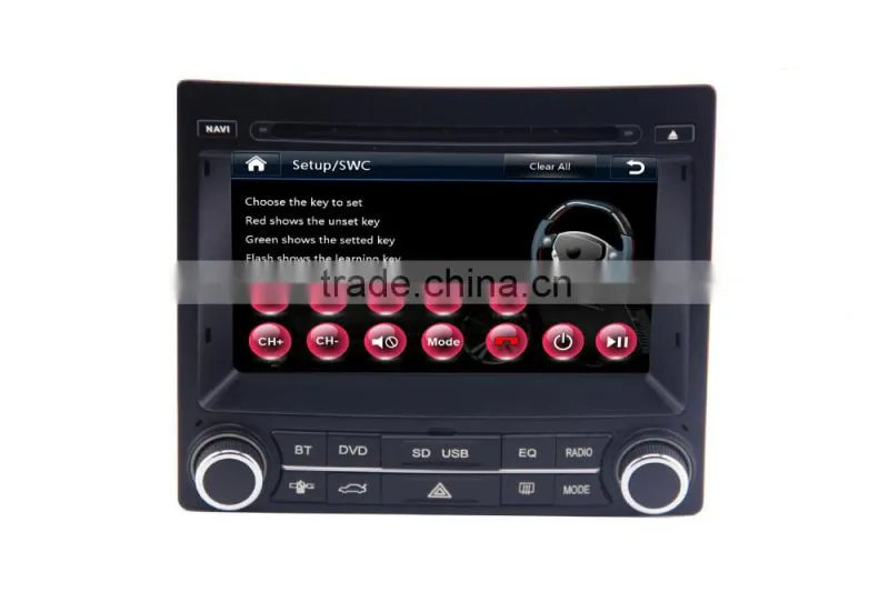 GPS+DVD+BT+TV+3G+Phone Car Dvd player for Peugeot 405 with Win CE 6.0 system 800MHz MCU DVR OBD2