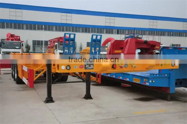 Shandong tongya best-selling 2/3 Axles 40ft skeleton container semi trailer