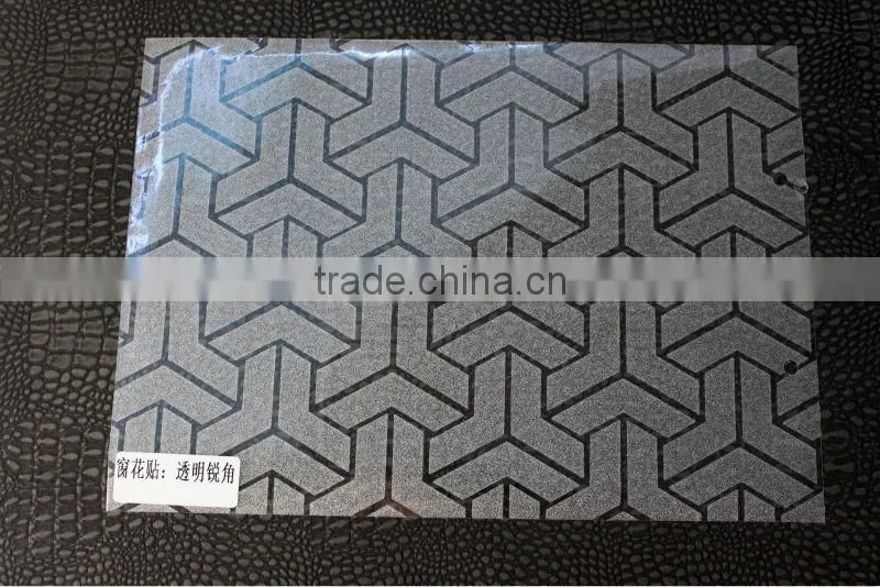 flat pvc transparent decorative adhesive film