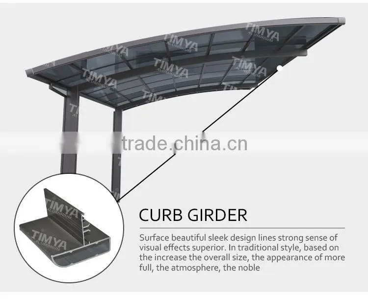 2015 New Style Aluminium high snow load carport