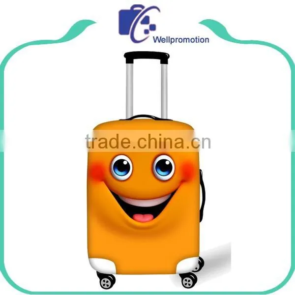 Custom printing elastic spandex protective suitcase luggage cover